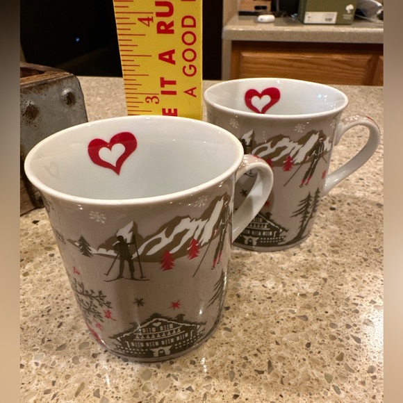 Mugs “Au sommet de la montagne rouge” Dimatasse 2 Mini Mugs by Fox Trot - Picture 12 of 13